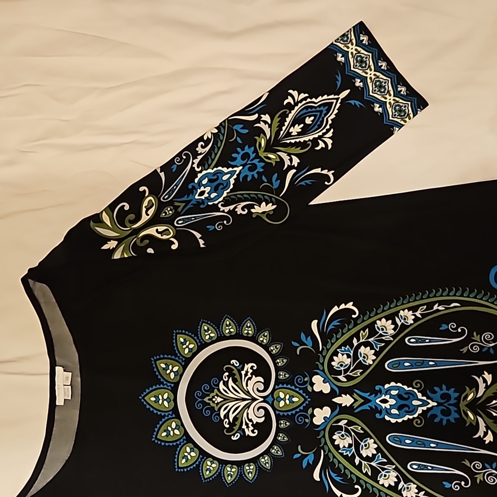 Brand New London Times black long sleeve dress - Picture 3 of 5